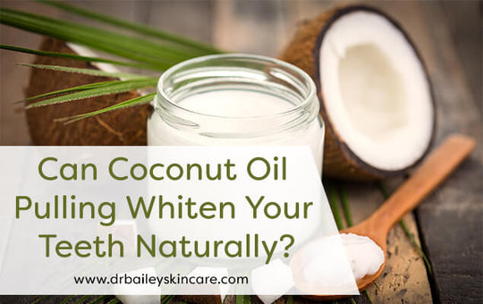 coconut oil pulling for white teeth
