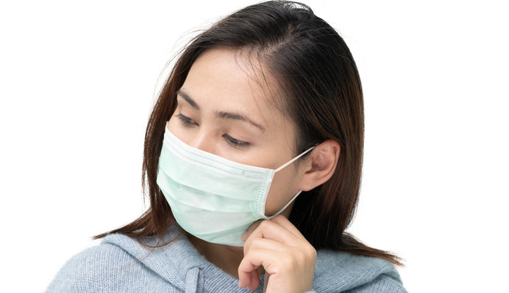 Irritation behind ears from face masks during COVID