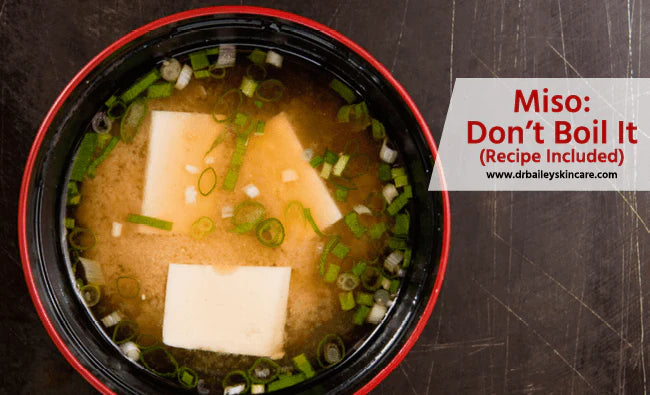 Miso don't boil it
