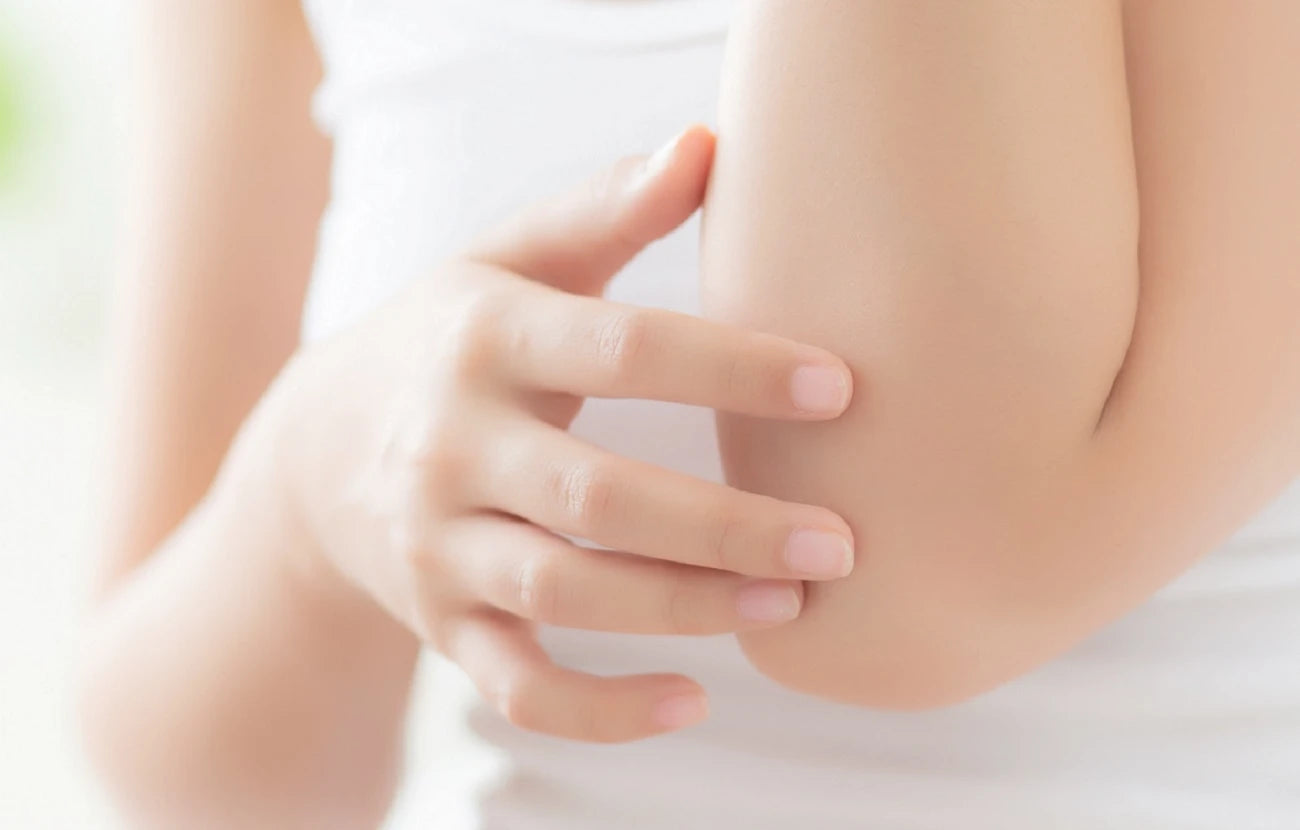 fix bumpy dry rough calloused elbows