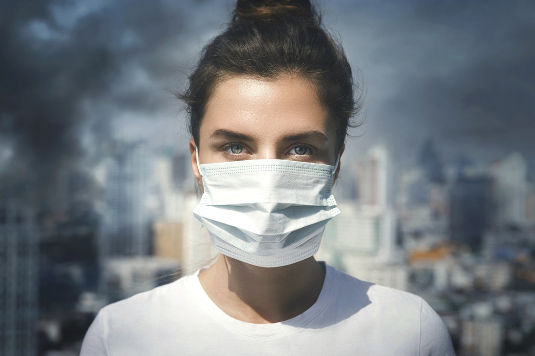 wildfire smoke pollution causes skin damage
