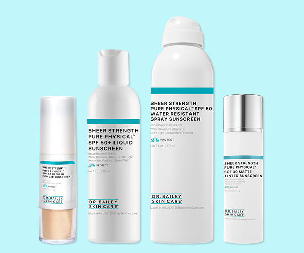 Sheer Strength Pure Physical Sunscreens™ – Dr. Bailey Skin Care