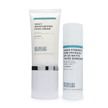 Hydrating Fort Knox For Your Face set fights lipid and moisture loss and sun damage.