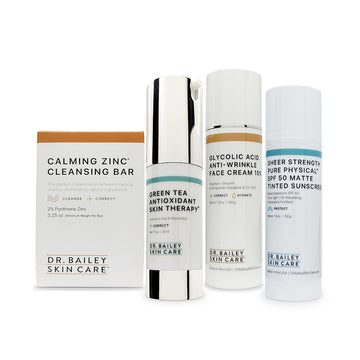 Men Redness and Pigment Face Care Kit fights age spots and premature skin aging.