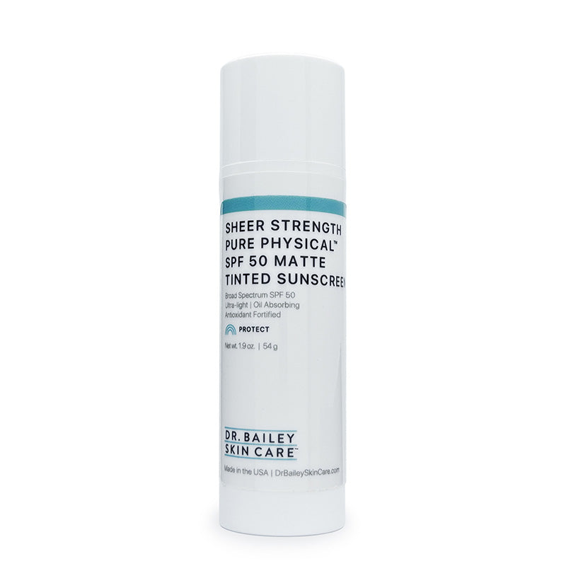 Sheer Strength Matte Physical Sunscreen | Dr. Cynthia Bailey Skin