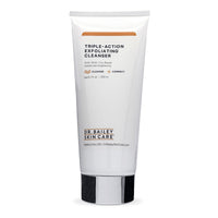 Triple-action exfoliating cleanser with with AHA and BHA, glycolic acid, and salicylic acid to brighten skin.
