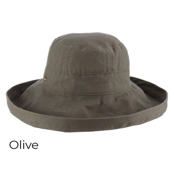 dermatologist approved woman's UPF50 sun protection hat olive