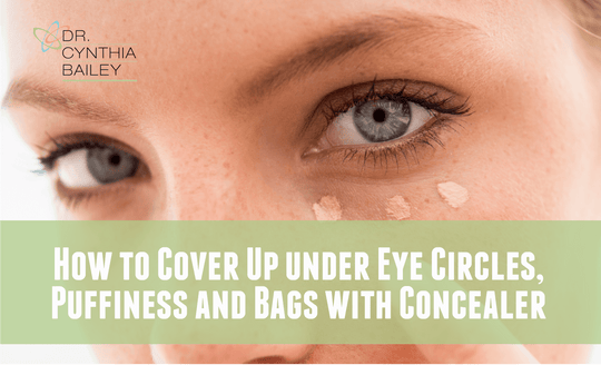 How To Cover Up Under Eye Circles, Puffiness and Bags with Concealer