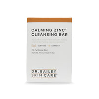 Natural Calming Zinc bar soap with 2% pyrithione zinc relieves rosacea, facial redness, and yeast acne.