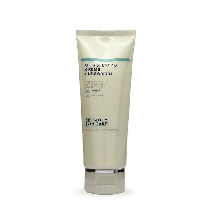 SPF 40 mineral sunscreen with zinc oxide for broad-spectrum water resistant sun protection.