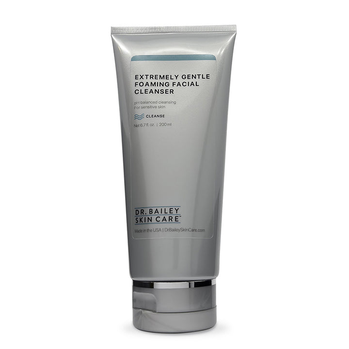 Soap-free, gentle foaming cleanser for sensitive skin. Removes dirt and debris without drying.