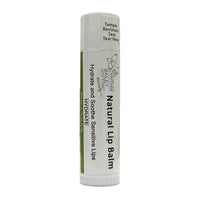 Natural, unscented lip balm hydrates and protects lips. Free of fragrance, parabens, and other harsh chemicals.