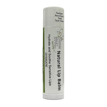 Natural, unscented lip balm hydrates and protects lips. Free of fragrance, parabens, and other harsh chemicals.