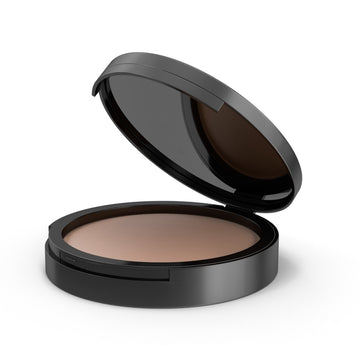 Pressed Mineral Makeup Powder™ is oil-free pressed minerals that give you medium to full coverage with a smooth, long-lasting matte finish.