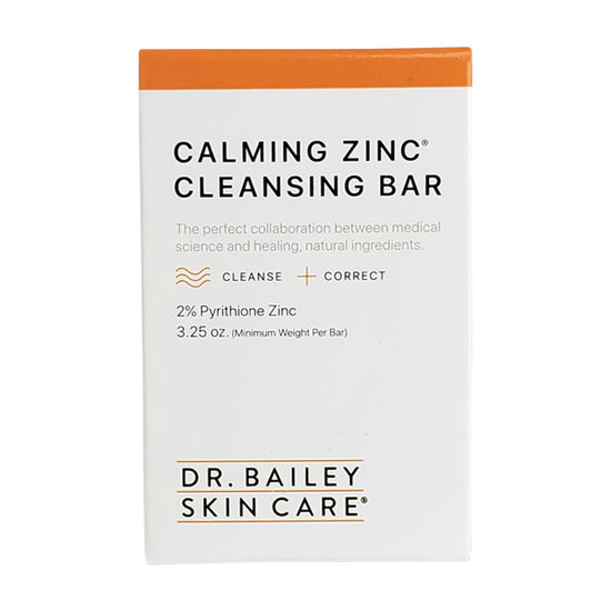 Calming Zinc Bar Soap; Dermatologist Formulated Pyrithione Zinc
